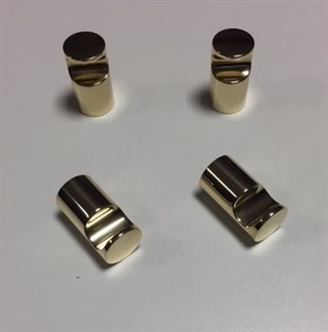 Vola T17 håndklædekrog (sæt á 4 stk.) i børstet messing Natur